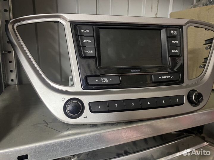 Штатная магнитола на hyundai solaris