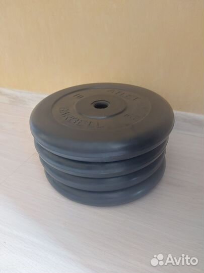 Блины barbell 10кг новые 26мм