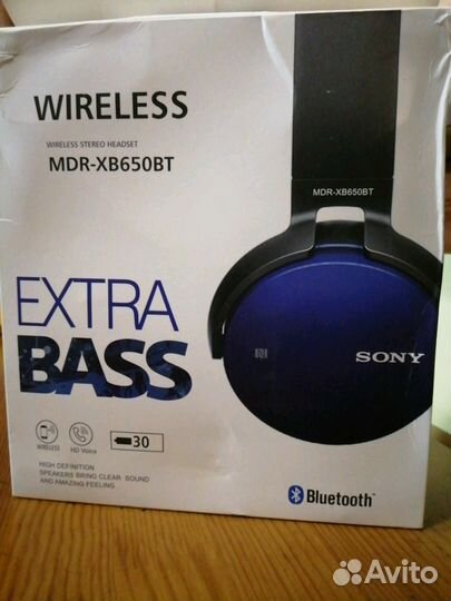 Наушники sony MDR XB650BT