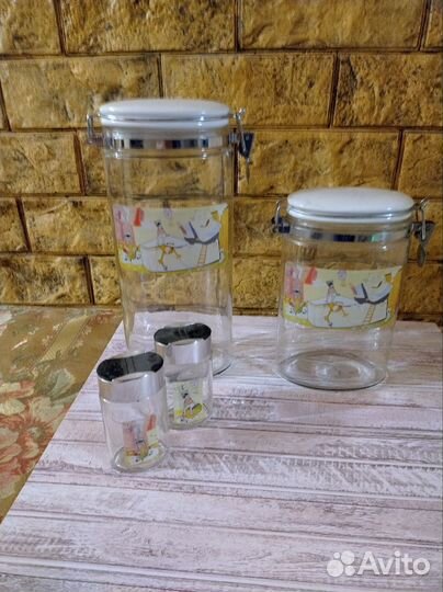 Набор банок для сыпучих продуктов. Новое