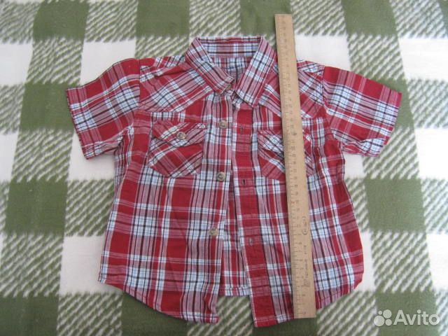 Рубашка для мальчика 6-12 мес