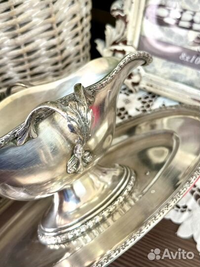 Соусник. серебрение.Франция
