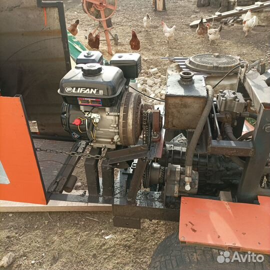 Минитрактор самодельный переломка