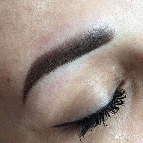 Перманентный макияж (пудровые брови)