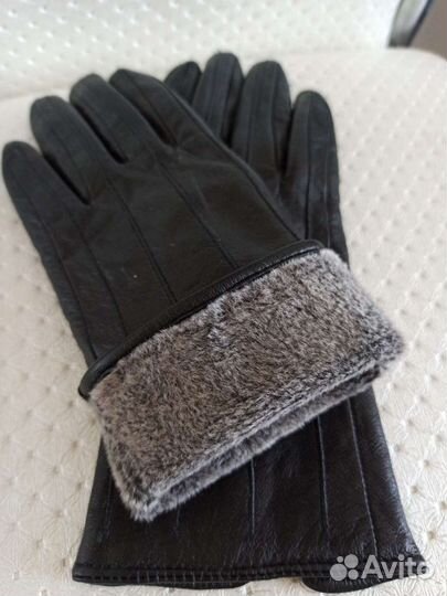 Перчатки натуральная кожа