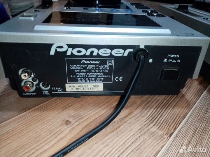 Pioneer CDJ100S цена за оба аппарата