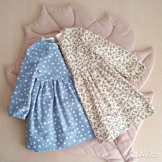 Пошив детских платьев из хлопка и муслина