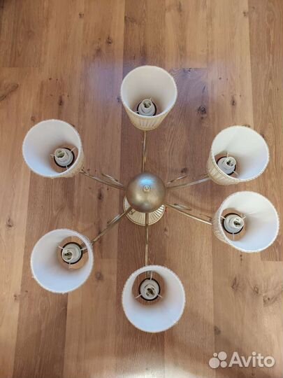 Люстра потолочная бу