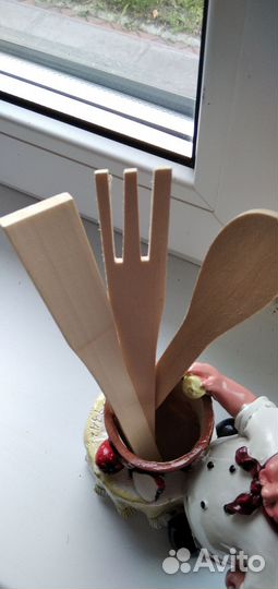 Статуэтка- повар, держатель для столовых приборов