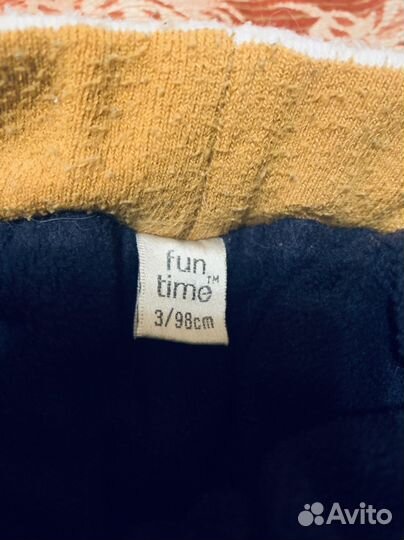 Утепленные джинсы 98