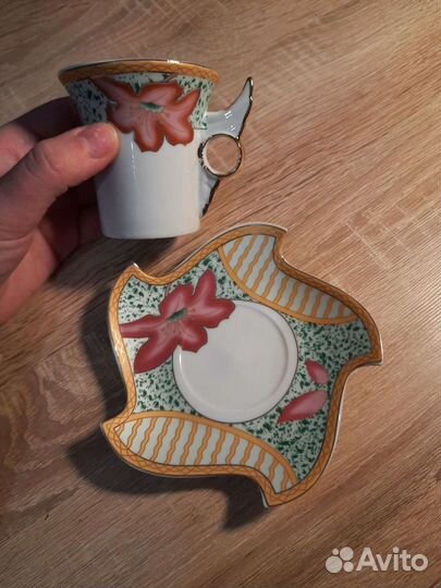 Сервиз чайный подарочная чашка керамика