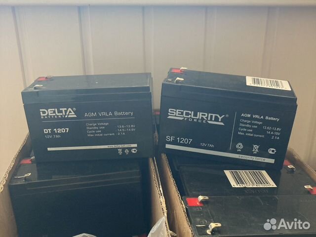 Аккумуляторы для ибп 1207, б/у