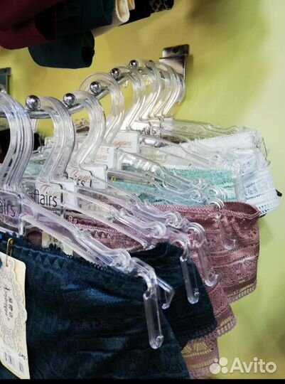 Вешалки плечики прозрачные