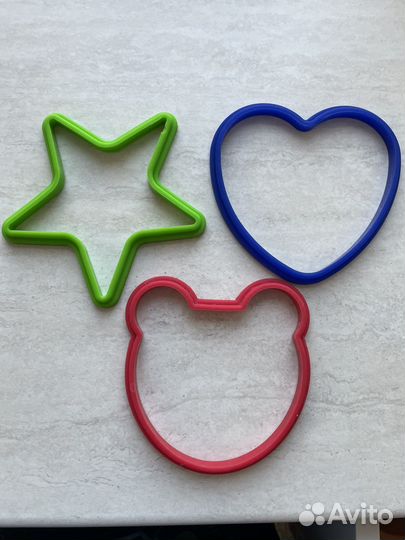 Форма для жарки яйца фигурная силикон