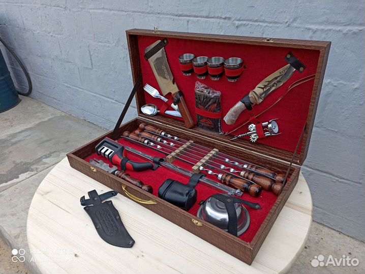 Набор шампуров подарочный 