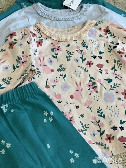 Комплекты футболка и леггинсы новые, Англия