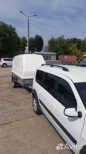 Стеклопластиковая крышка на прицеп