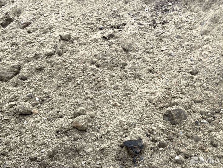 Cерая земля, щебень, песок