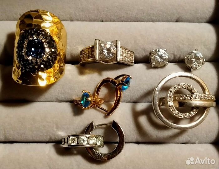 Клипсы кольца подвески ожерелье браслеты серьги