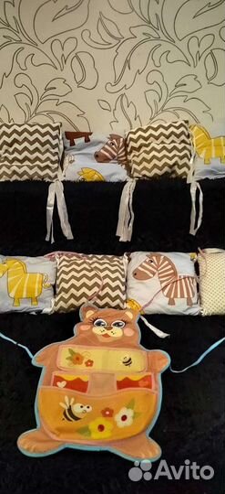 Бортики в кроватку