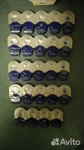 Однодневные контактные линзы ProClear -4.25 -3.75