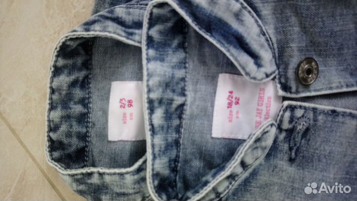 Джинсовые ветровки для девочек