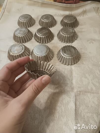 Формочки для кексов металлические