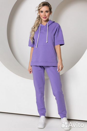 Спортивный хлопковый костюм 44, 46 размеры