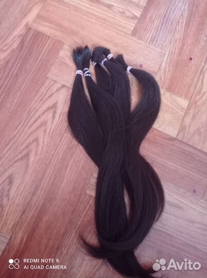 Волосы натуральные срез