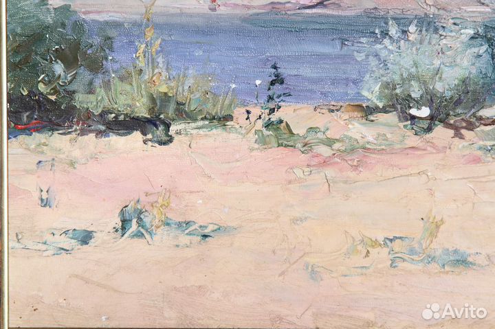 Картина За Волгой. Зингер Г.Е. 1981г