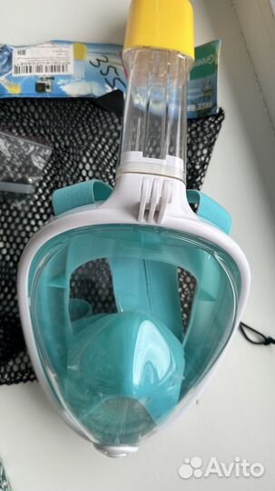 Маска для снорклинга (плавания) детская