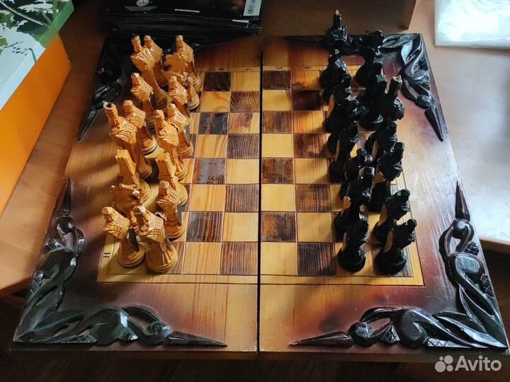 Шахматы деревянные ручной работы