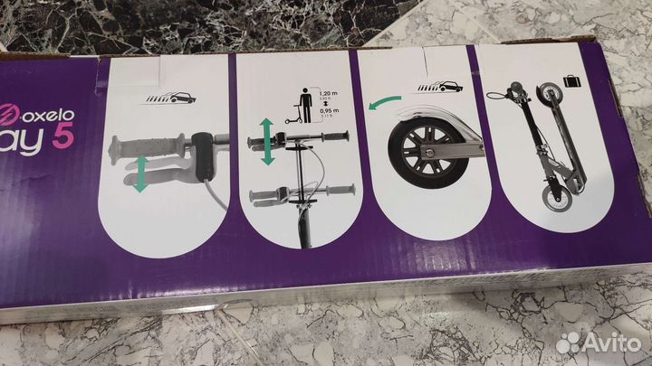 Самокат детский двухколесный новый