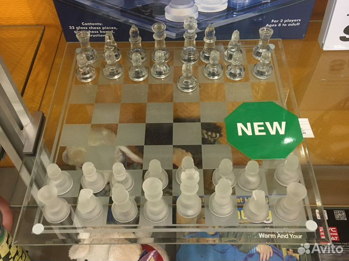 Шахматы стеклянные