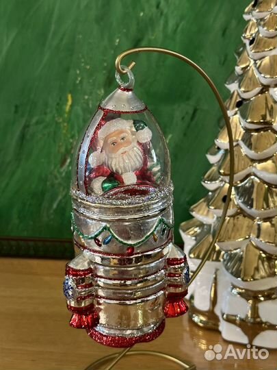 Елочные игрушки стекло польша Komozja