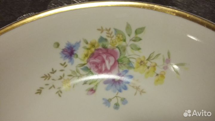 Набор посуды столовой Дулево СССР винтаж 19 предм