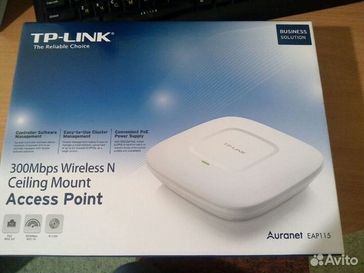 Точка доступа TP-link EAP115 потолочная