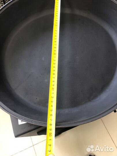 Сковорода чугунная жаровня 460х70мм