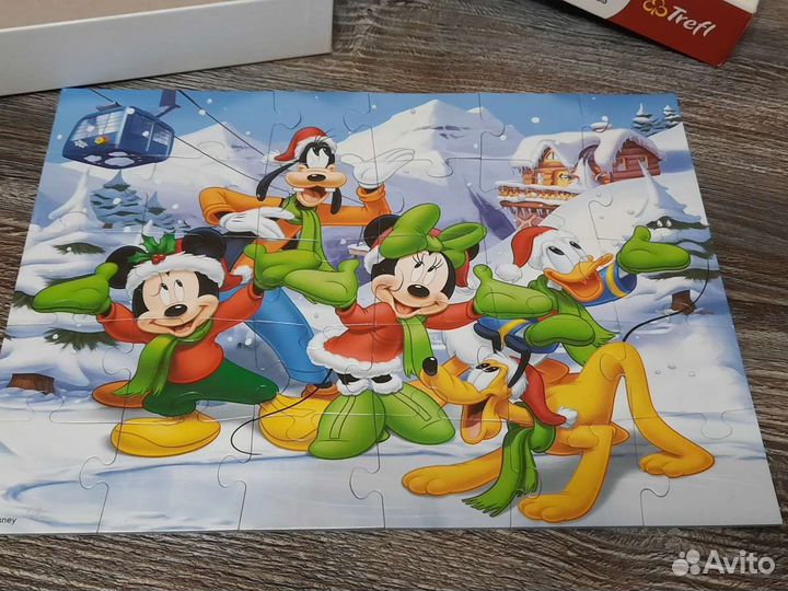 Пазл Disney, деревянные счеты и др игрушки