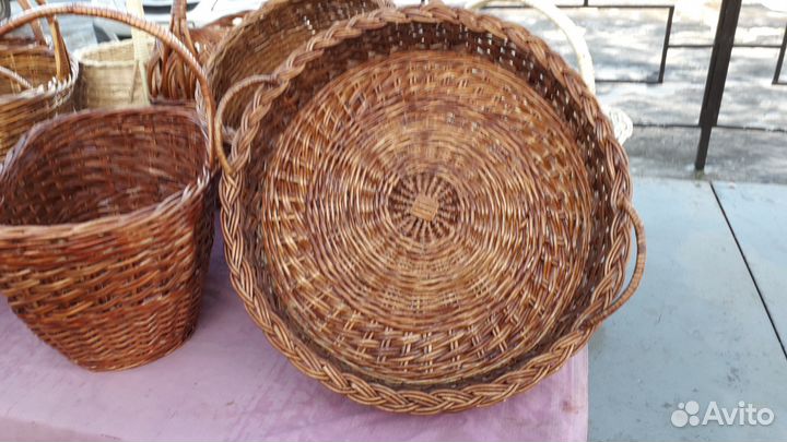 Продам плетеные корзины из лозы