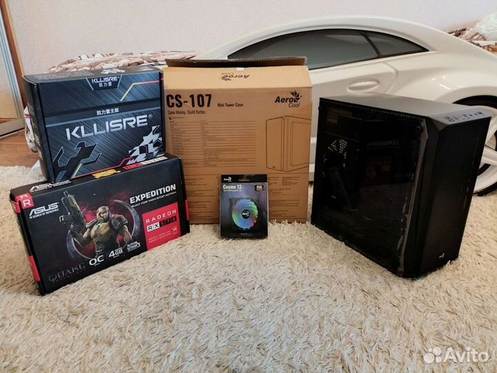 Игровой компьютер Intel 6 ядер/12Gb/RX570 4Gb