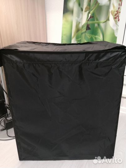 Корзина для белья IKEA скубб чёрная