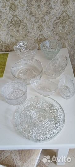 Хрусталь ваза,бокалы,рюмки