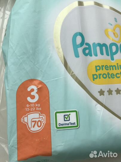 Подгузники Pampers Premium Care 3 6-10кг 70 шт