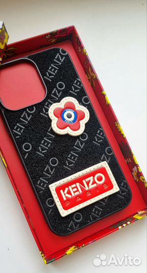 Чехол на iPhone 14 pro max кожаный