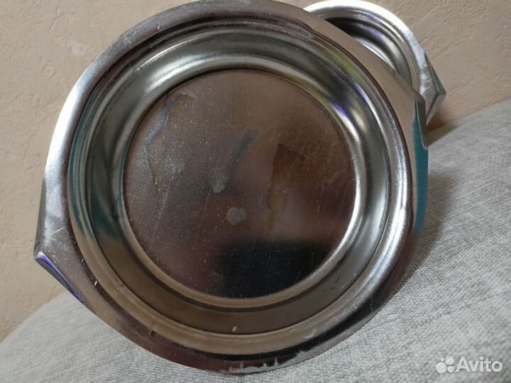 Тарелка нержавейка для вторых блюд СССР