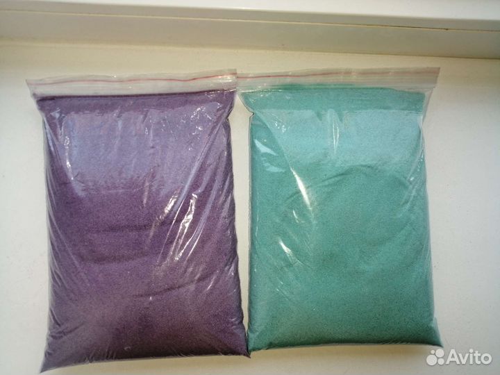 Кварцевый цветной песок