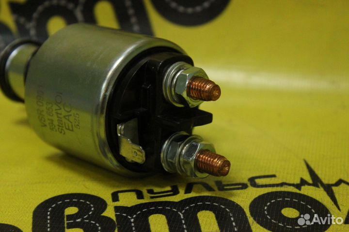 Реле втягивающее стартера для largus logan k4M 1.6