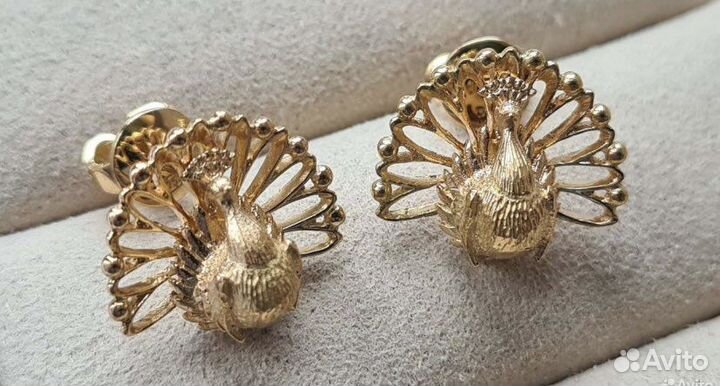 Золотые серьги
