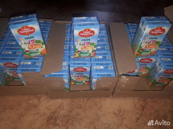Детское фруктовое пюре Сады Придонья